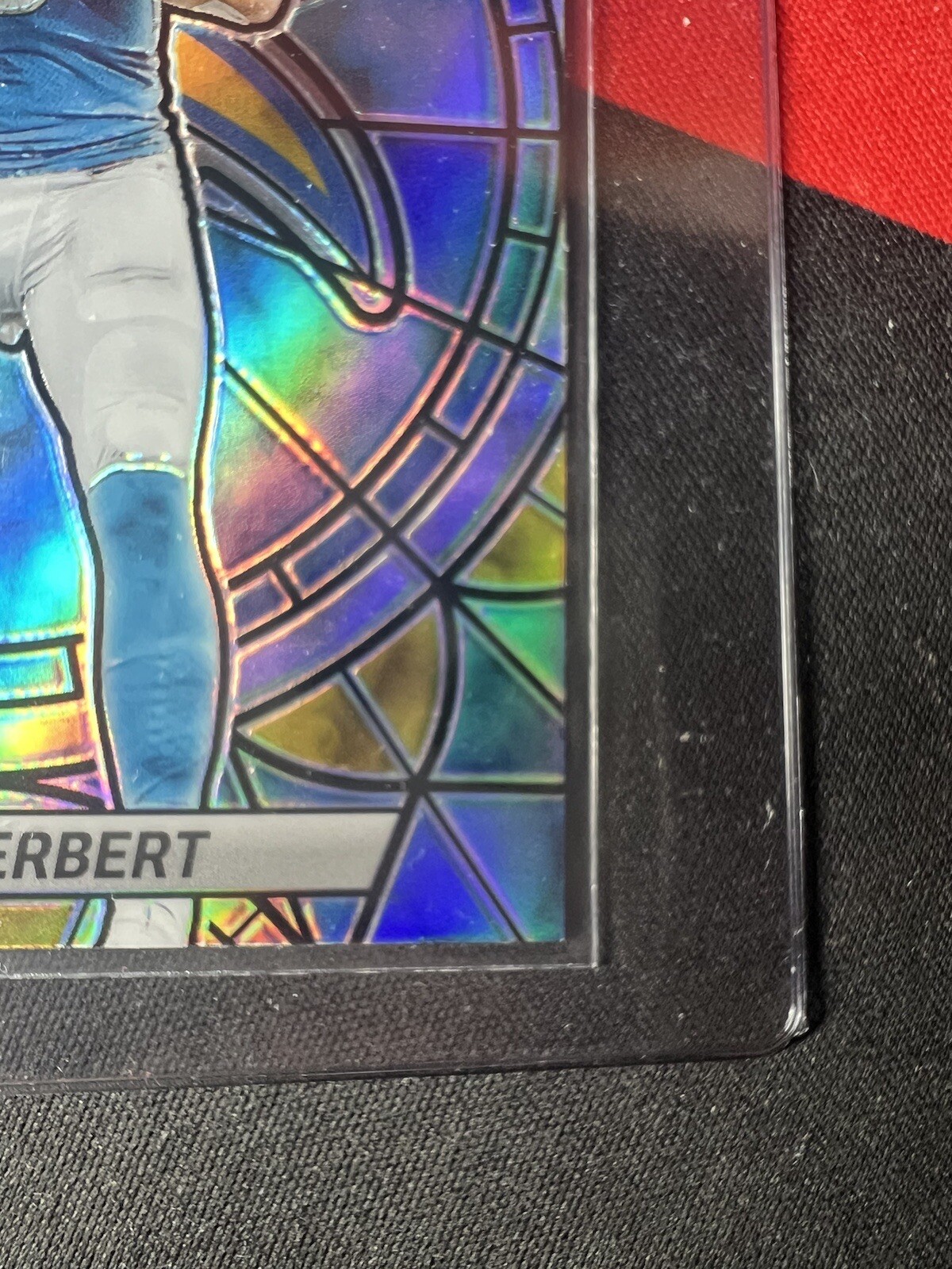 JUSTIN HERBERT 2023 Panini Mosaic SG8 STAINED GLASS PRIZM SSP CASE HIT eBay