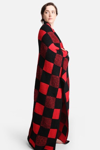 ComfyLuxe Buffalo Check Pattern Throw Blanket - Picture 5 of 5