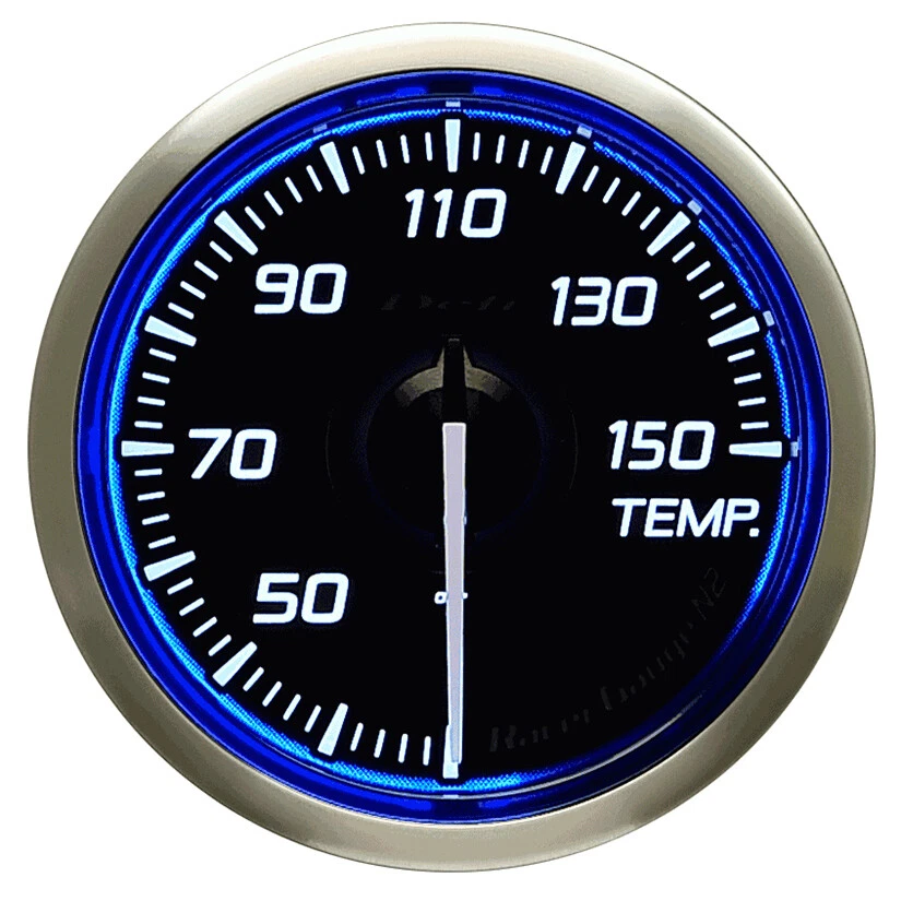 DEFI 60MM RACER TURBO 3 BAR GAUGE N2 BLUE - Image 4 of 4