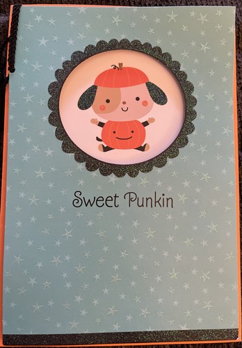 Hallmark “Sweet Punkin” Happy First Halloween Greeting Card - 第 1/2 張圖片