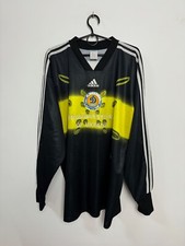 SELTEN DYNAMO KYIV 1990er TORWART FUSSBALL LANGARM #12 REVA SHIRT TRIKOT