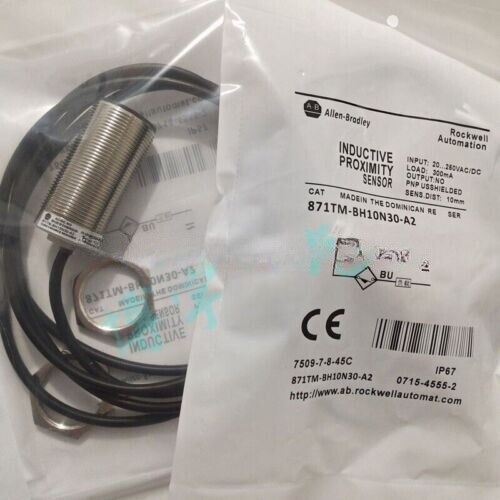 1PCS NEW For Allen Bradley Proximity Switch sensor 871TM-BH10N30-A2 - Picture 1 of 2