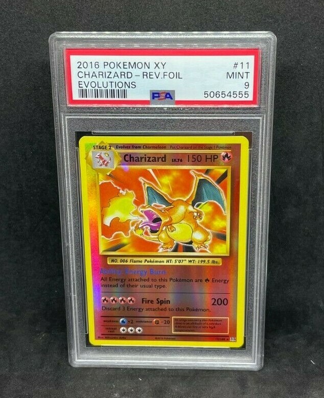 Pokemon XY Base Evolutions Charizard 11/108 Reverse Holo Foil Rare