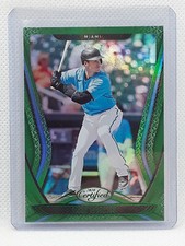 Brian Anderson 2020 Chronicles Certified Baseball - #29 GREEN - Miami Marlins