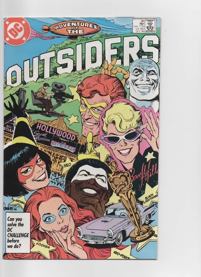Adventures of the Outsiders # 38 DC 1986 Fine " | eBay