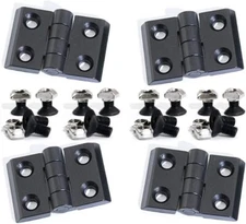 KOOTANS 4 Sets Alloy Hinges for 2020 Series 6mm T-Slot Aluminum 4 sets 2020 