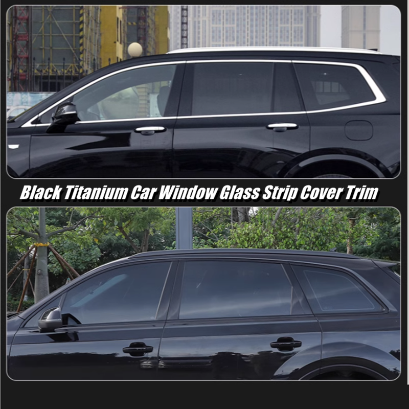 AUDI Q7 2017-2024 Stainless Steel Window Molding Trim Decor Strip