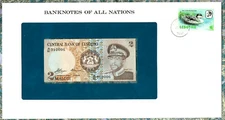 Banknotes of all Nations Lesotho 1981 2 Maloti UNC P 4a A/81 910006 Lucky