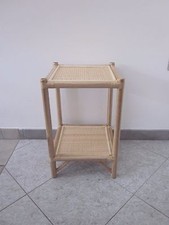 comodino, rattan, bamboo, paglia di vienna
