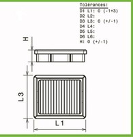 Luftfilter Green FüR Opel Corsa B Ab 1997 Bis 2000 1.6Li 16V-100PS