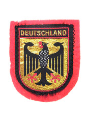Vintage Embroidered Felt DEUTSCHLAND Germany Travel Souvenir Patch