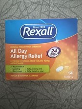 Rexall - All Day Allergy Relief - 14 Tablets 10mg- NEW
