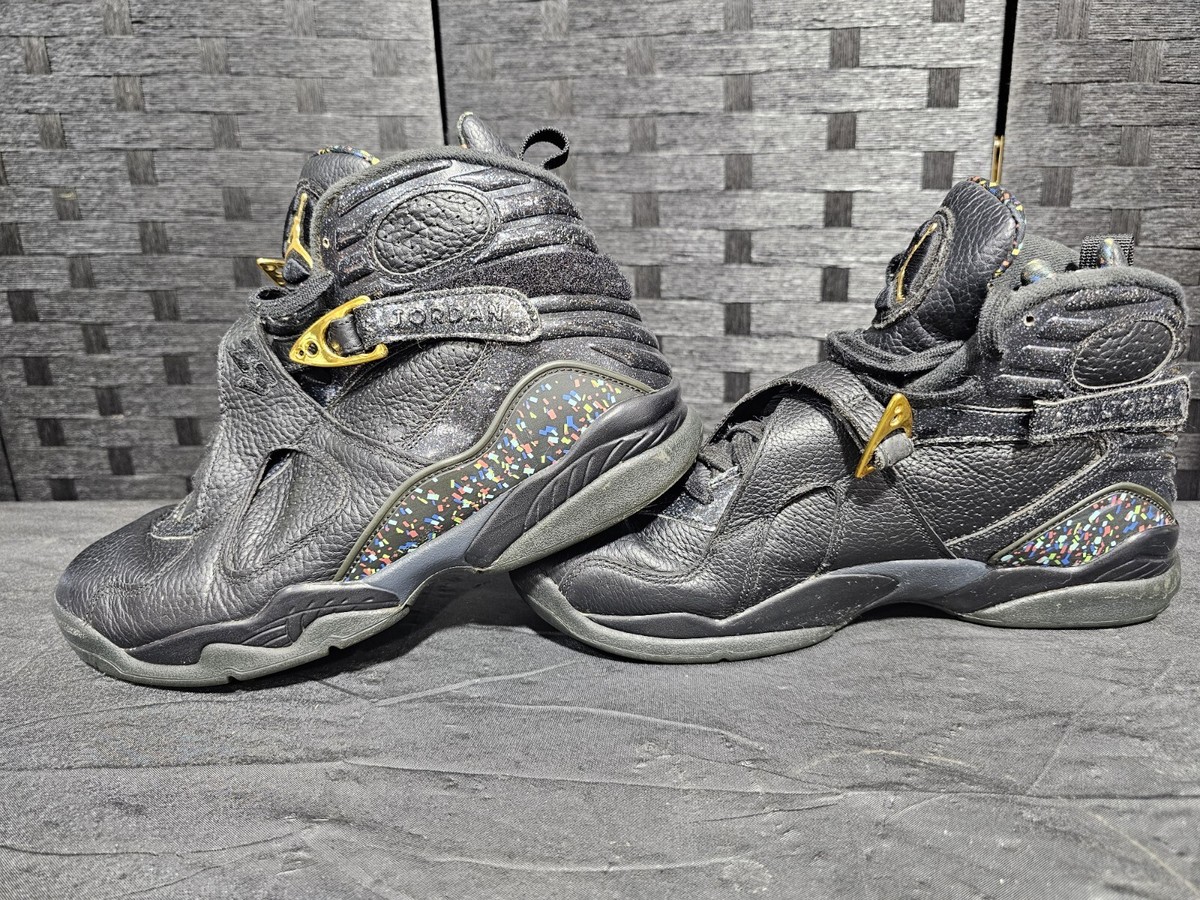 Air Jordan 8 Retro C&C Confetti Size 10 Pre-Owned 832821 004