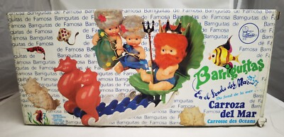 BARRIGUITAS, CARROZA DEL MAR, COMPLETO, ORIGINAL FAMOSA, AÑOS 80