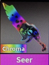 Roblox Murder Mystery 2 MM2 Chroma Seer Godly Knifes and Guns