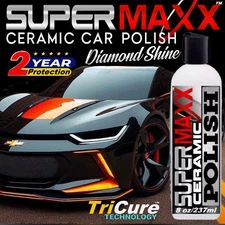 SIO2 TRICURE TECHNOLOGY CERAMIC CAR POLISH 2 YR ADVANCED PAINT PROTECTION - 8 OZ