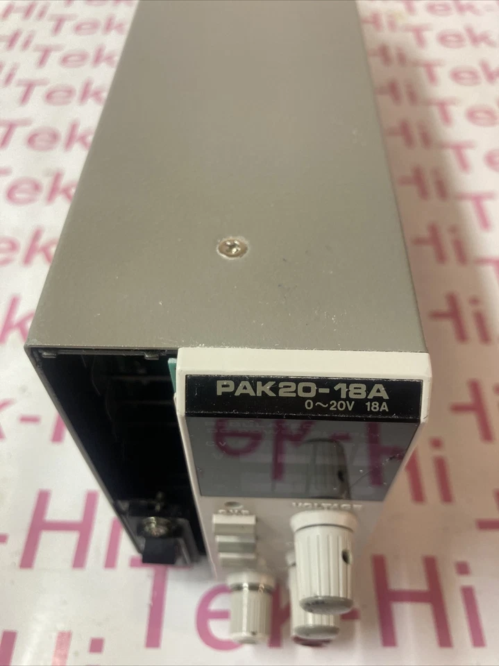 Fuente de alimentación regulada Kikusui PAK20-18A 0~20V 18A PAK20-18A ENVÍO NOCTURNO Foto 3 de 4
