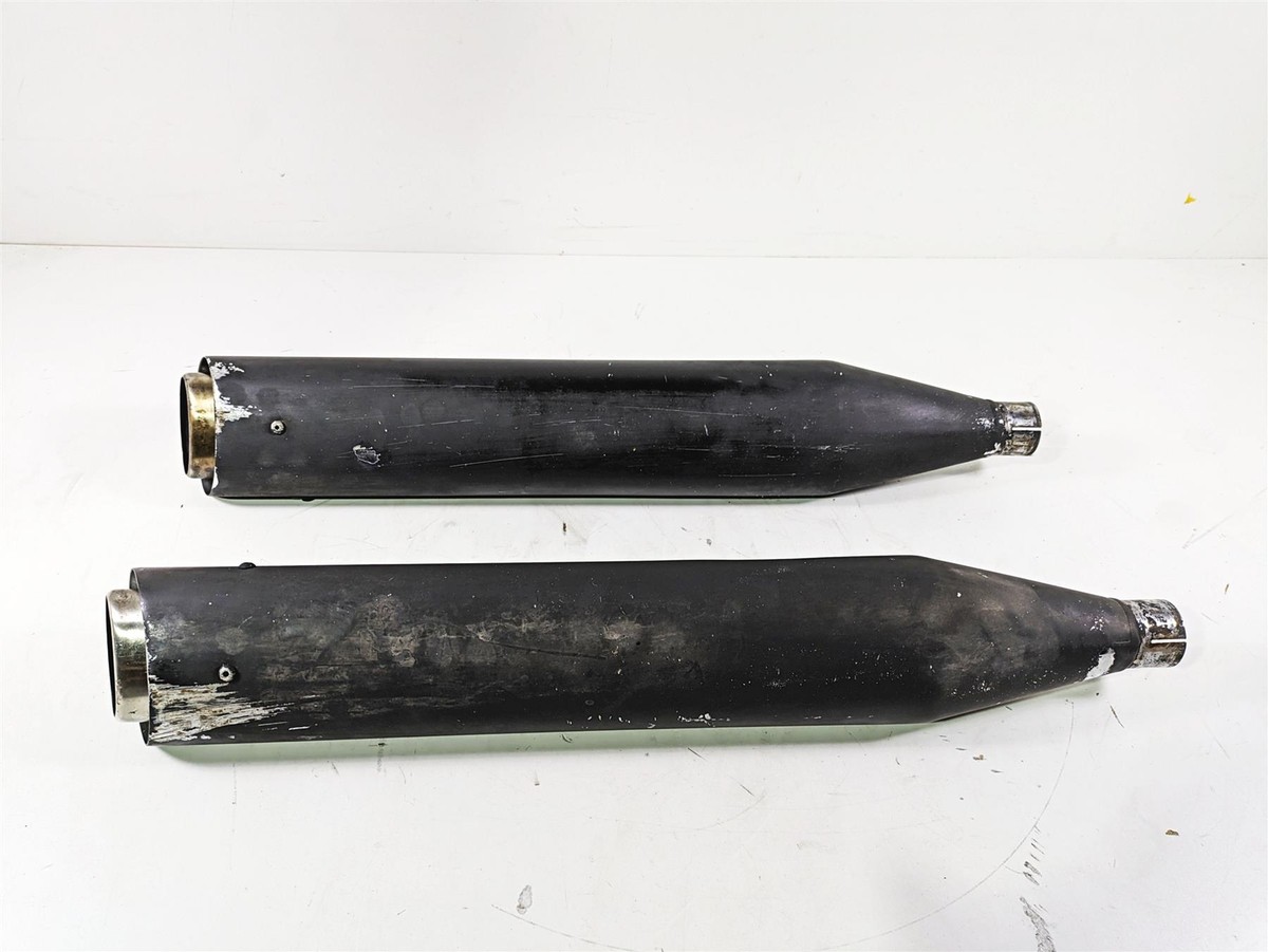 ラウワン ジントニック Vance & Hines Twin Slash Oval Slip-on Mufflers 16727 for