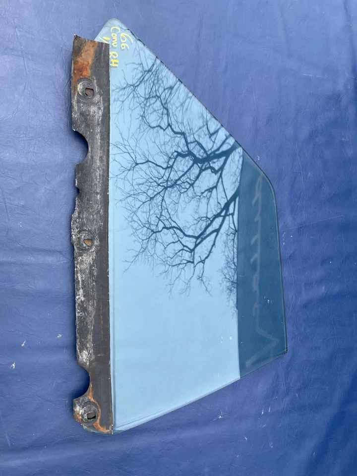 1966 Cadillac кабриолет RH PS 1/4 стекло б/у оригинальный Eldorado DeVille - Изображение 2 из 4