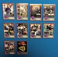 Vintage 1998 Kansas State University Wildcats Trading Cards - Bill Snyder Years