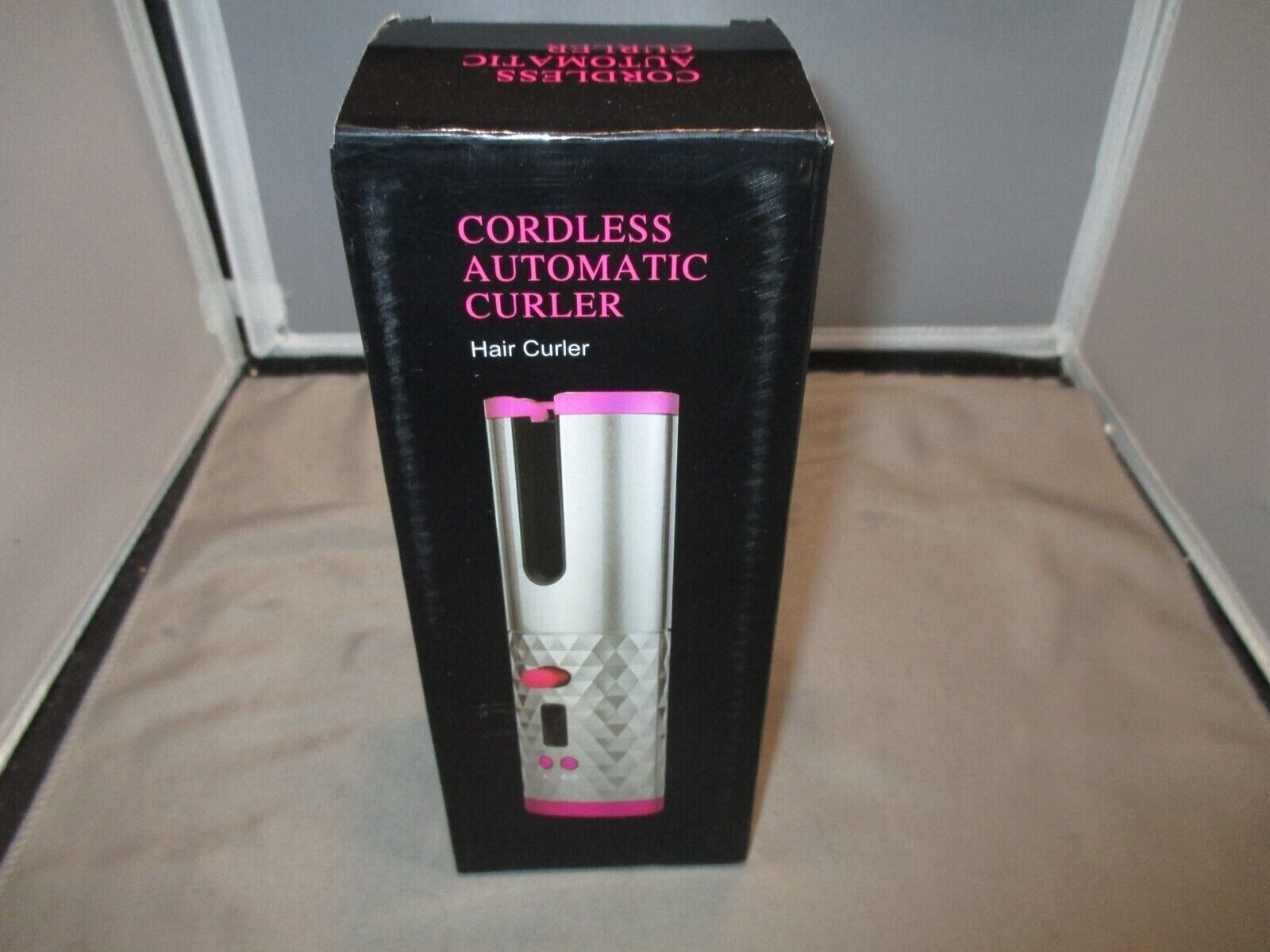 Cordless Automatic Rotating Hair Curler Waver Curling Iron Wand