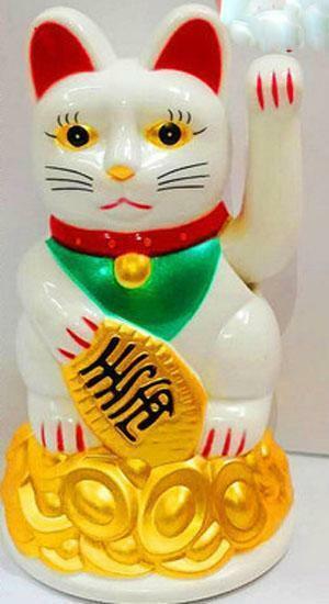 Gwill Maneki Neko Set Di 5 Gatti Portafortuna Giapponesi In Porcellana – Felicità, Ricchezza, Salute, Pace E Denaro