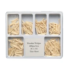 Dental Anatomical Wooden Wedges 400/Bx All sizes Compare to Premier Sycamore