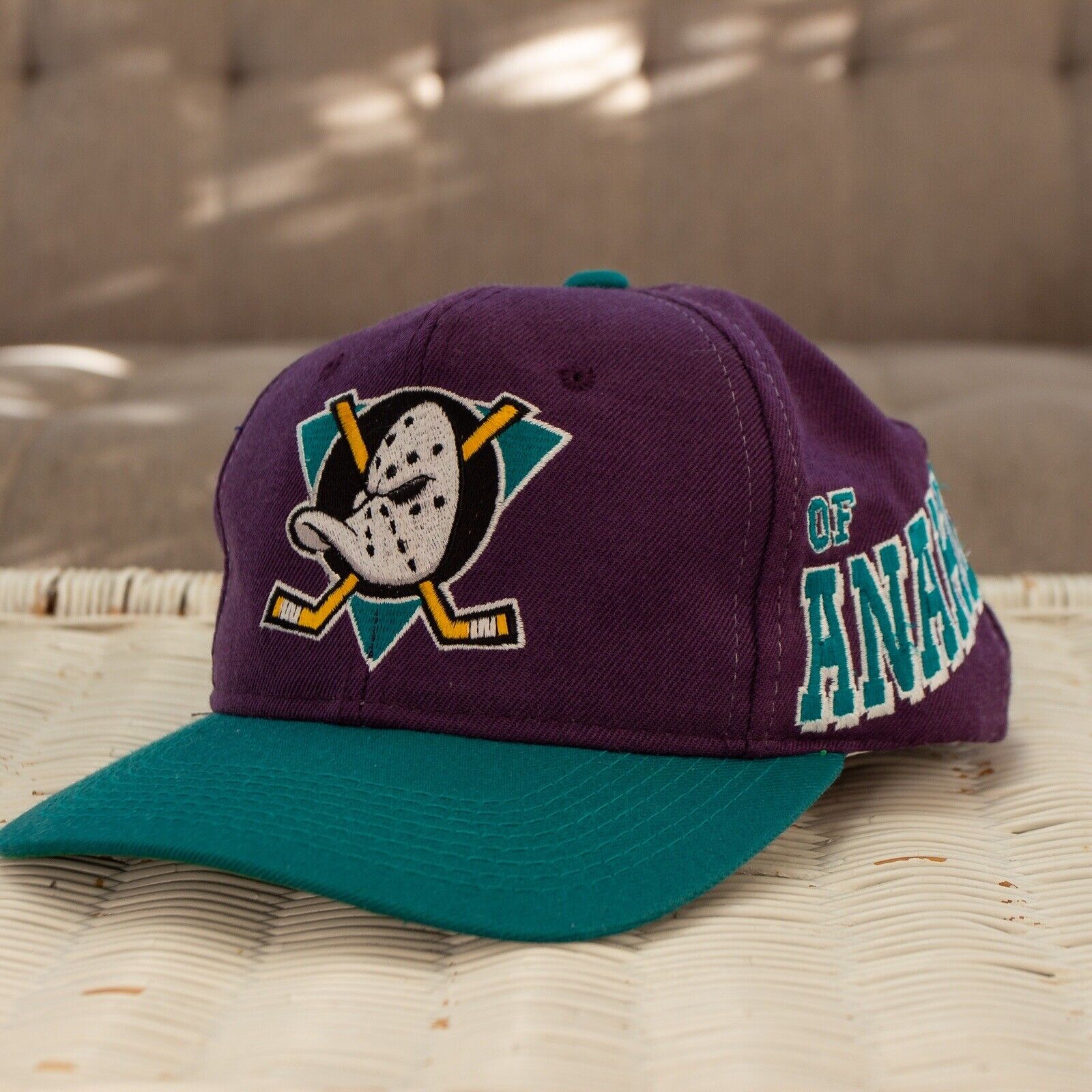 UNOSHOTENー宇野商店Hartford Whalers NHLブルーライン調整可能Backstrap帽子 並行輸入
