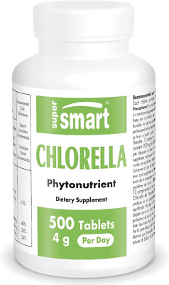 Supersmart Chlorella 4 G per Day Rich in Natural Chlorophyll & Nucleic Acids Det