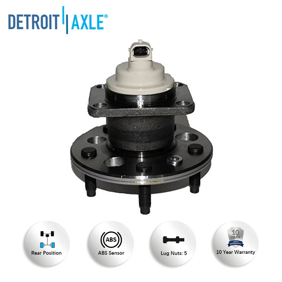 Front Wheel Bearing and Rear Hub Assy for 1997-08 Pontiac Grand Prix Buick Regal - Image 4 of 4