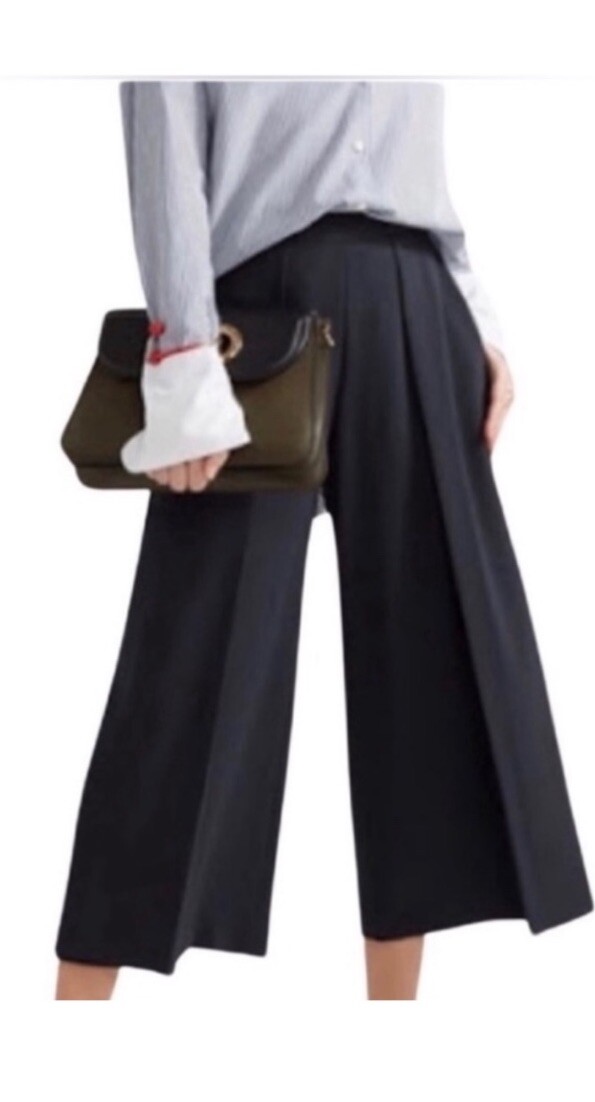 FILA Pantaloni alla caviglia Rag & Bone ROWE a gambe larghe taglia 6 al dettaglio $395 00 nuovi con etichette blu scuro