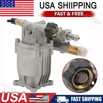 #ad 90028 Horizontal Axial Cam Pressure Washer Pump Kit 3300 PSI 2.4 GPM 3 4quot; Sha $182.58