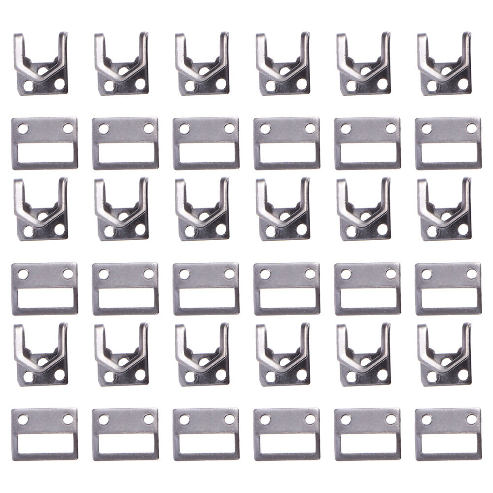 50 Pcs Copper Button Hook and Eye Closures for Pants Sewing Invisible