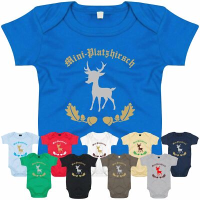 BabyBody MINI PLATZHIRSCH Bua Junge Lederhose Bayern Hirsch ErsatzTracht