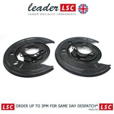 Pair Rear Brake Disc Splash Guards Back Plates CITROEN Jumper FIAT Ducato NEW