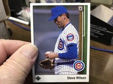 1989 Upper Deck Baseball Steve Wilson RC #799 Cubs