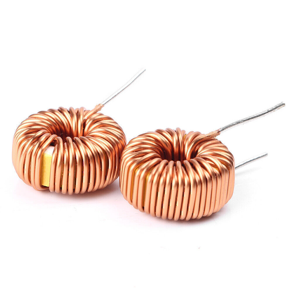 10pcs Toroid Cores Common Mode Inductors Wire Wind Wound Coil 100uH 6A ...