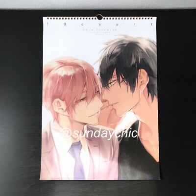 OFFICIAL Ten Count B3 2016 Calendar Rihito Takarai Boys Love BL