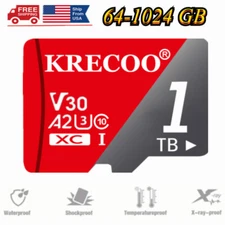 1TB Micro SD Ultra Memory Card 256GB 128GB 64GB TF Class10 U3 with Adapter Lot