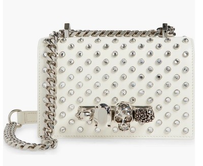 【美品】ALEXANDER MCQUEEN スタッズショルダーバッグ Alexander McQueen Mini Jeweled Studded Leather Shoulder Bag NWD | eBay