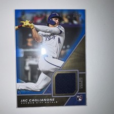 Topps 2026 Major League Material Jac Caglianone Royals Rookie Relic Serial #/150