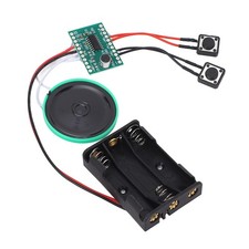 4 Minutes Sound Module Button Control DIY Music Sound Talk Recordable Chip FFQM