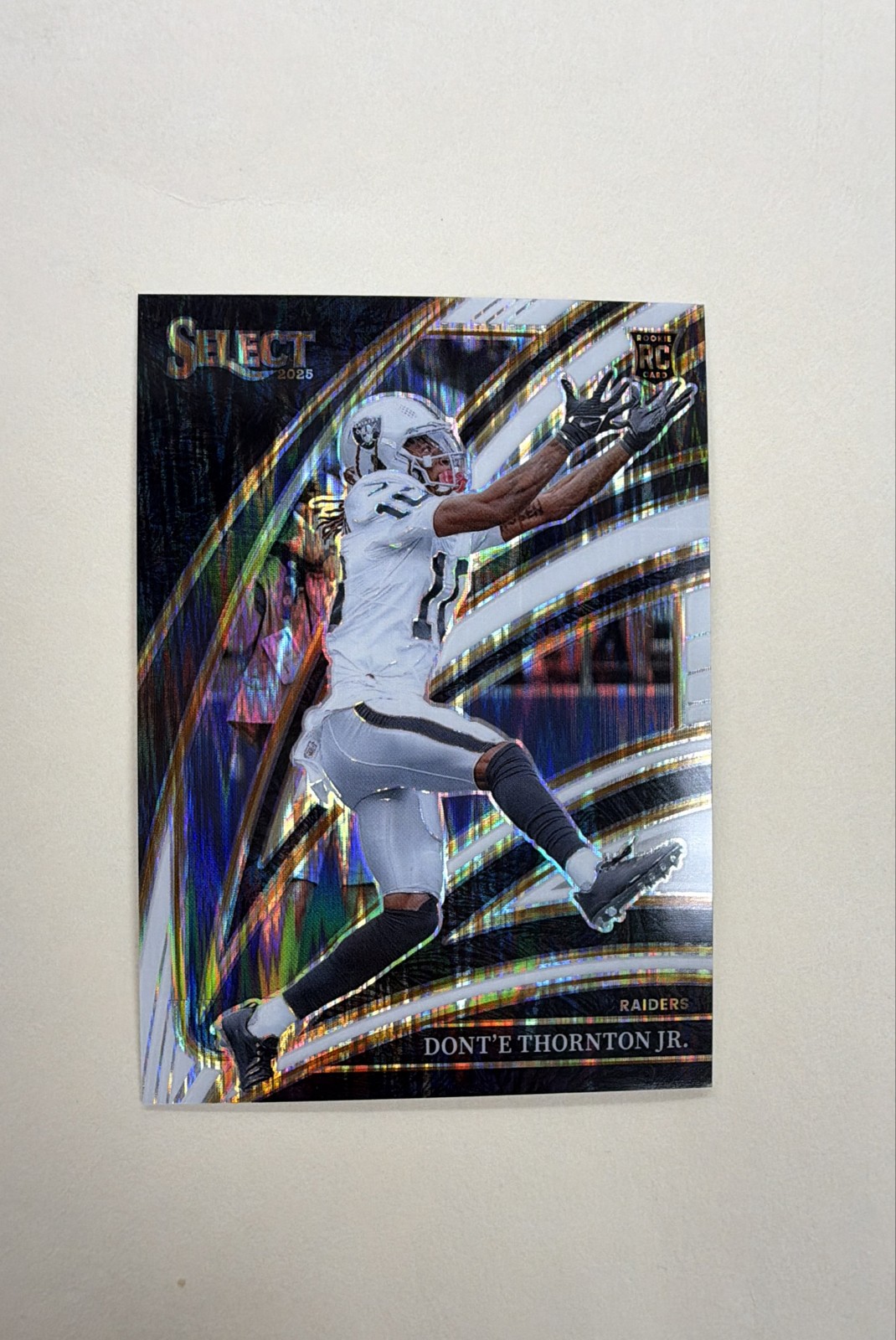 2025 Panini Select - Club Level Dont'e Thornton Jr. #206 White Shock Prizm /799
