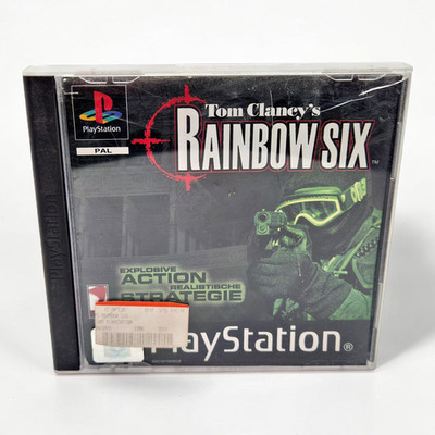 Tom Clancy's Rainbow Six Sony PlayStation 1 PS1 Guter Zustand OVP