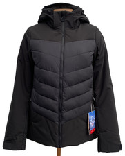 Helly Hansen Girl's Astra Insulated Ski Jacket BLACK 230, Size: 14