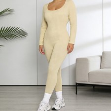 Plus Size Damen Jumpsuit Shapewear Bodysuit Bauchweg H&uuml;ftformender Unterw&auml;sche