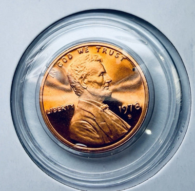 1978-S Proof Lincoln Memorial 1c ~ Fresh From Proof Set ~ Nice! ~ H88