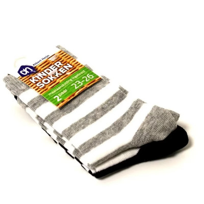 Kindersocken Unisex  10 Paar Strümpfe gestreift Größe 23-26 - Neuware- inkl DHL