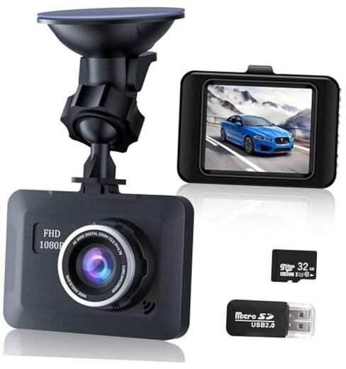 1080P Dash Cam for Cars with 2.45
