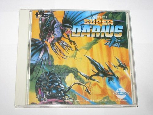 Super Darius PC Engine CD-ROM Japan import +reg card US Seller - Picture 5 of 7